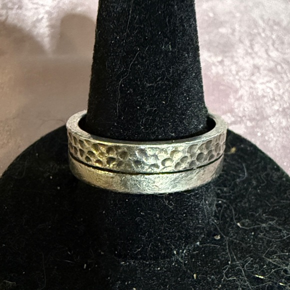 Jewelry - Sterling silver handmade hammered ring